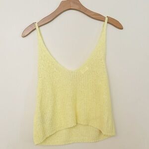 Cotton-On Womens Sunny Yellow‎ Knit Tank Top Size Small